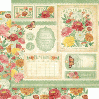 Graphic 45 Flower Market 12x12 Inch Collection Pack (4502558)